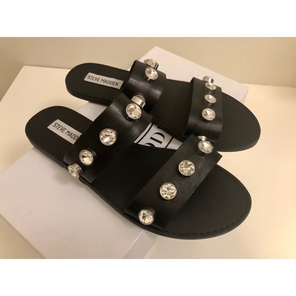 Steve Madden Shoes - Steve Madden Jessy Embellished Slide Sandal